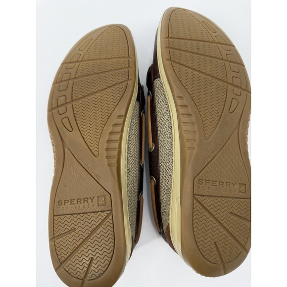 Sperry Top Sider Women's Brown Leather Boat Shoes Loafers Moccasins Size 8.5 - Picture 9 of 10